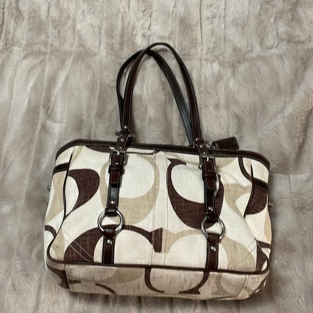 Coach gallery canvas tote bag B24 - Picture 2 of 15